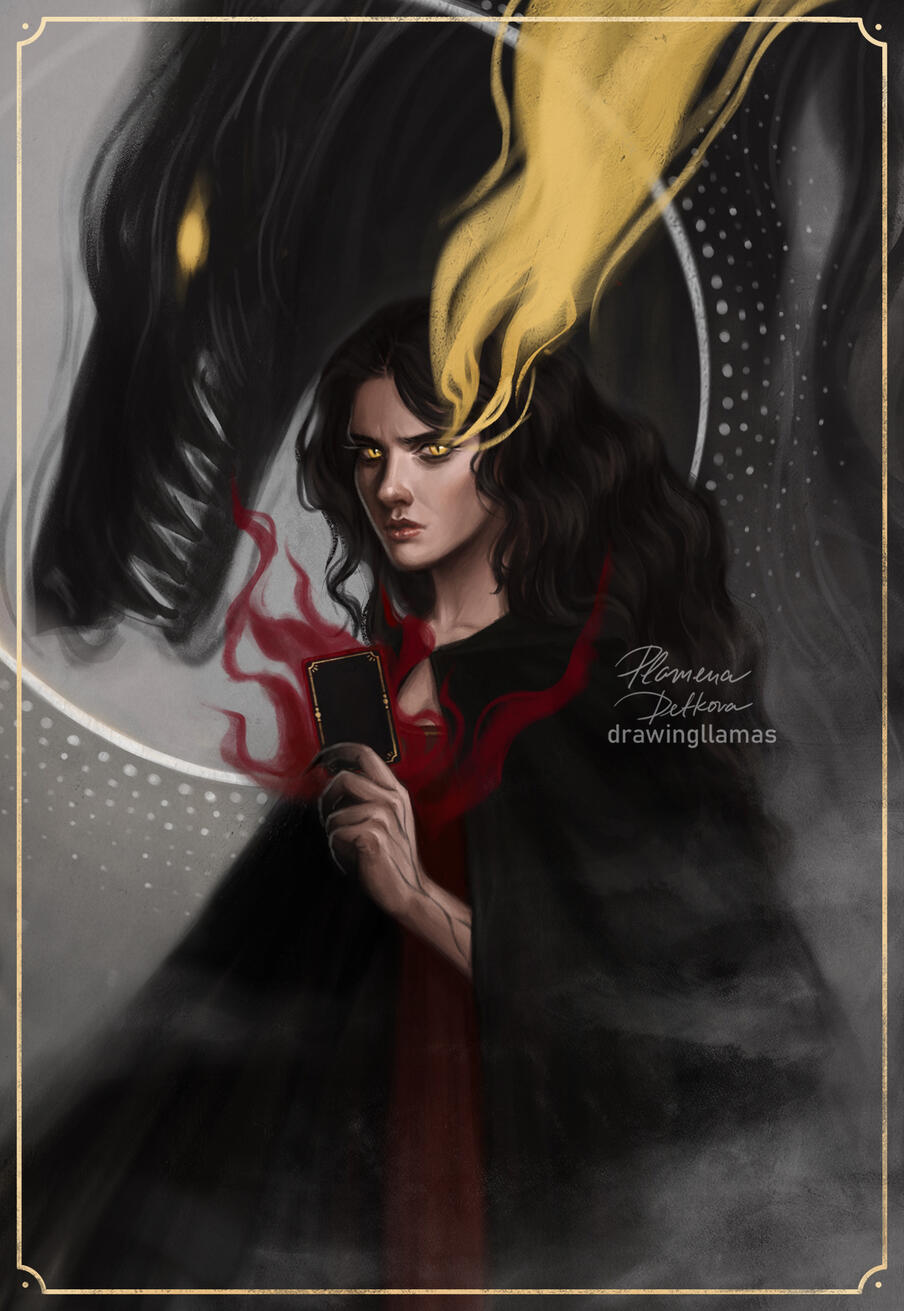 Elspeth Spindle - fanart for One Dark Window by Rachel Gillig